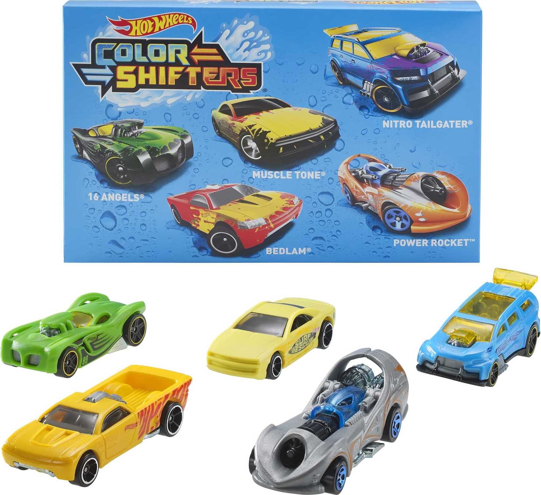 Hot wheels glow wheels 5 pack on sale