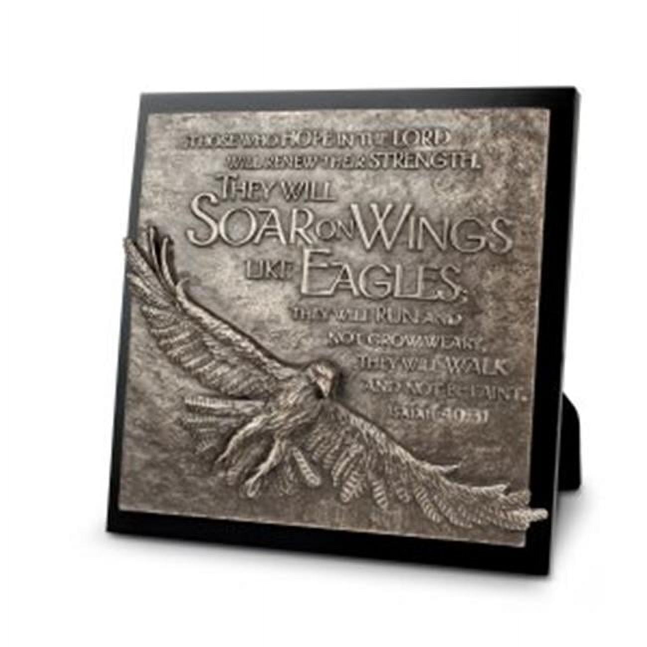 79597 Moments of Faith Eagle Sculpture Plaque