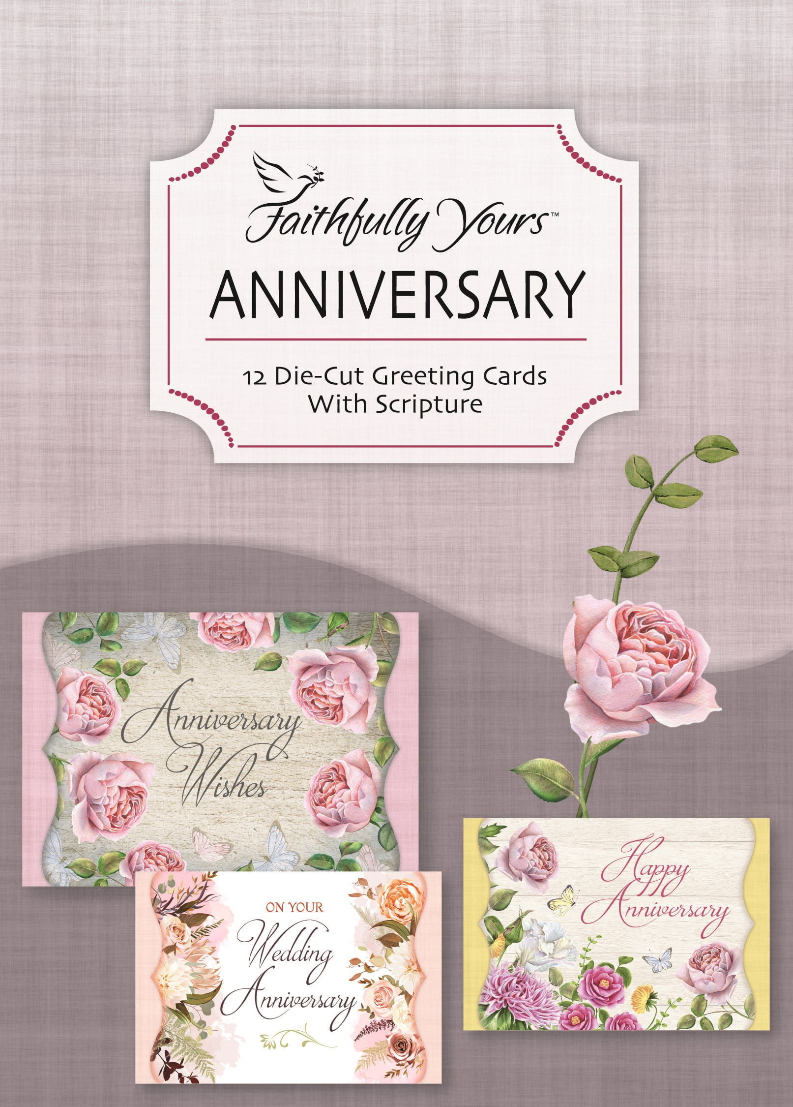 Boxed - Card Anniversary-A Lifelong Love - Box of 12