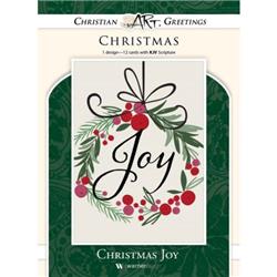 Christmas Joy KJV Card, Box of 12