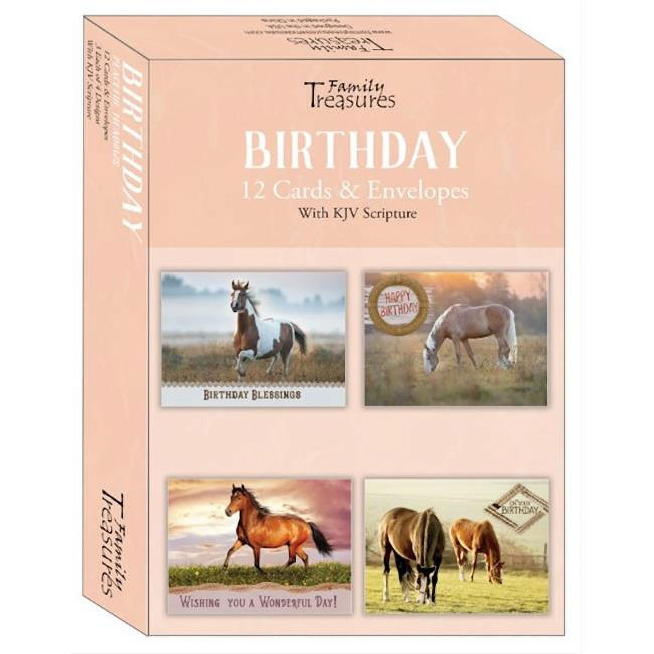 Peaceful Meadows Birthday Boxed Card - Pack of 12