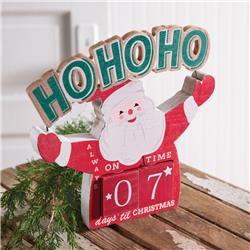 Santa Christmas Countdown Blocks