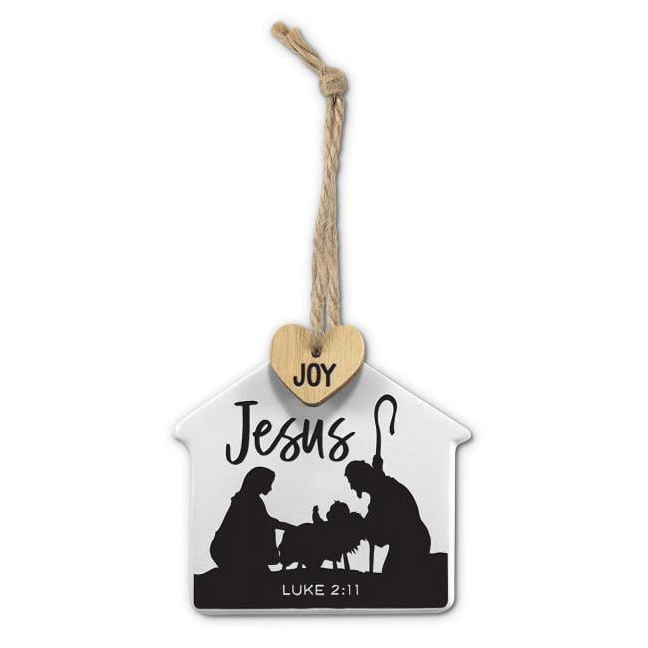 Stable Tag Jesus Twine Hanger Christmas Ornament