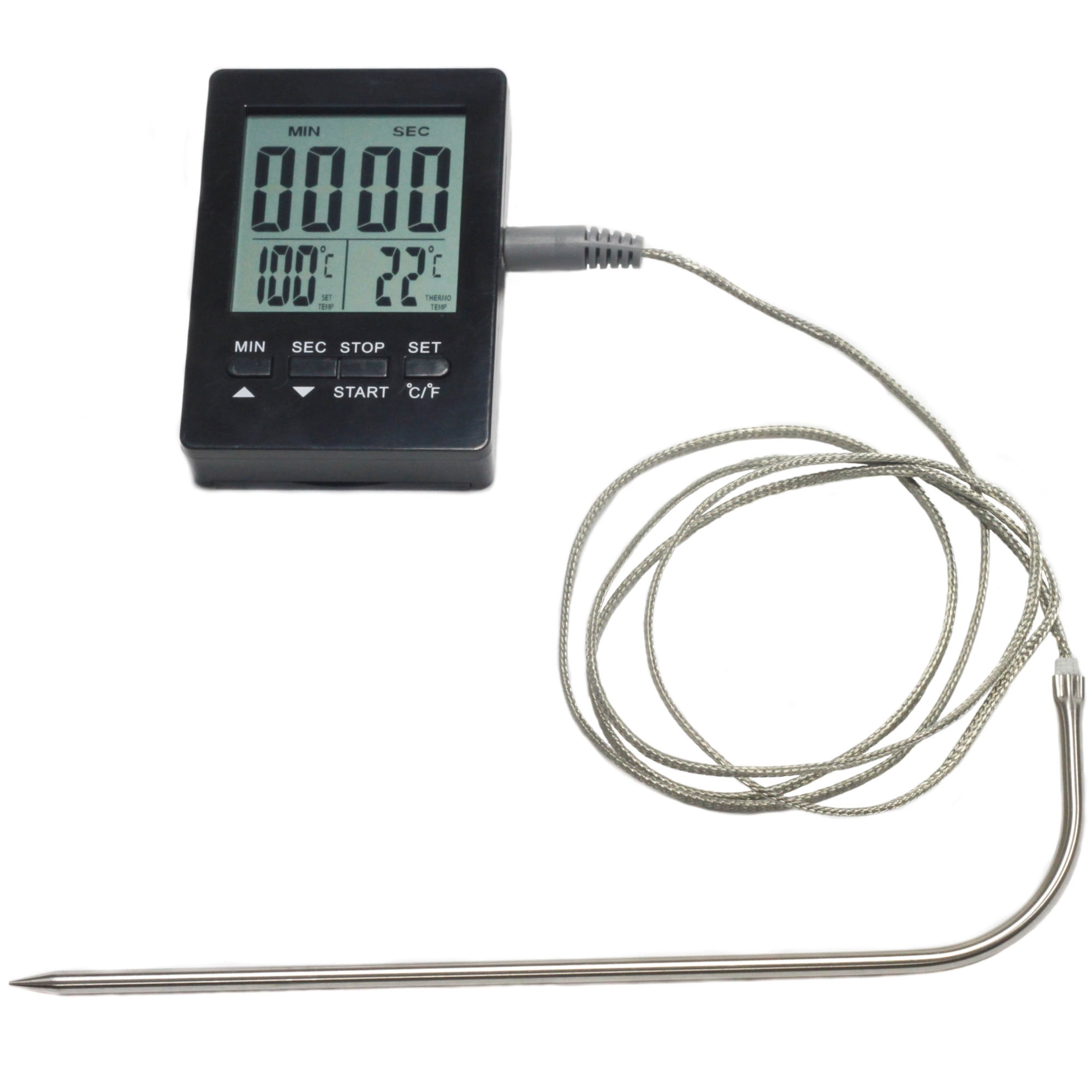 DDI 2329183 Chef Craft Digital Thermometer and Timer with Probe Case of 6