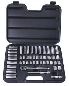 ATD Tools ATD-1247 47 Pc 0.37 In. Drive 12-Point Socket Set