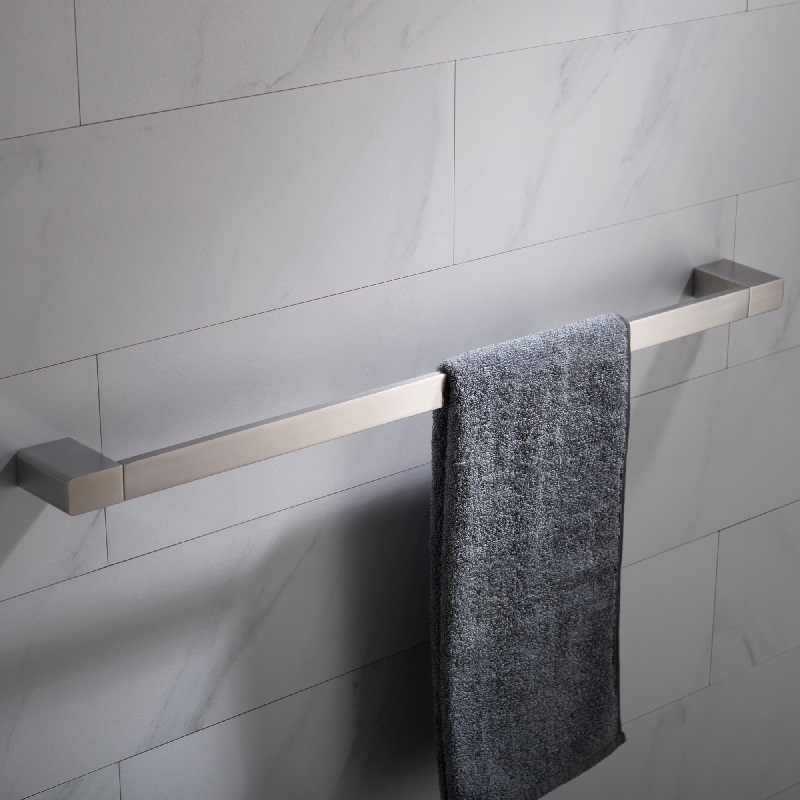 Dyconn Faucet BATB18-CHR Bathroom Wall Mounted Towel Bar Chrome 18-Inch 