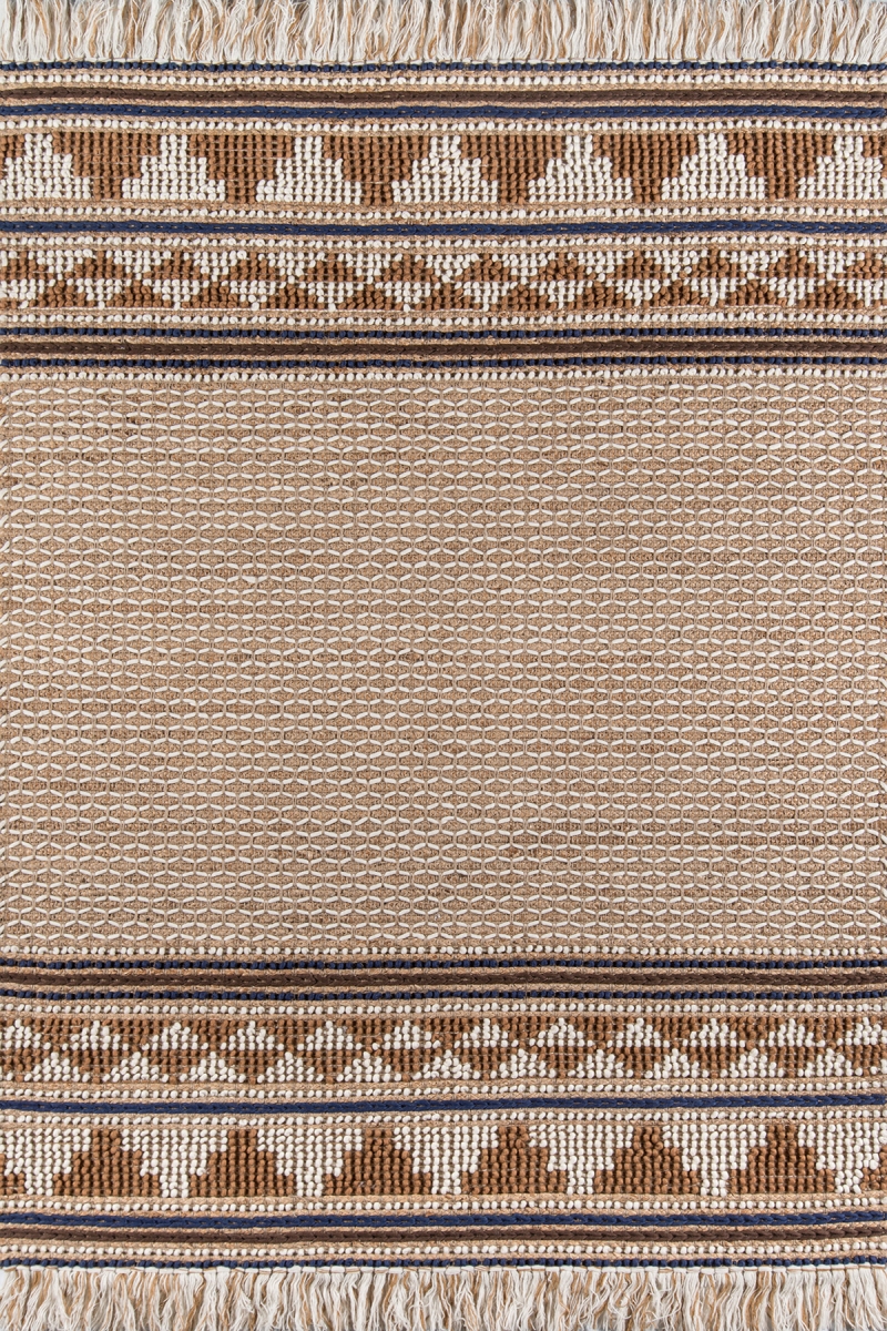 Esme-2 Hand Woven Rectangle Area Rug - Ivory - 3 ft. 9 in. x 5 ft. 9 in.